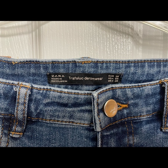 ZARA embroidered skinny jeans - Picture 4 of 9